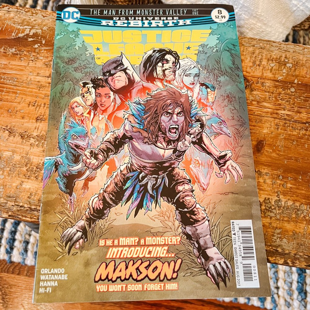 Comic Book - DC Rebirth - The Man From Monster Valley - #8 - August 2017
